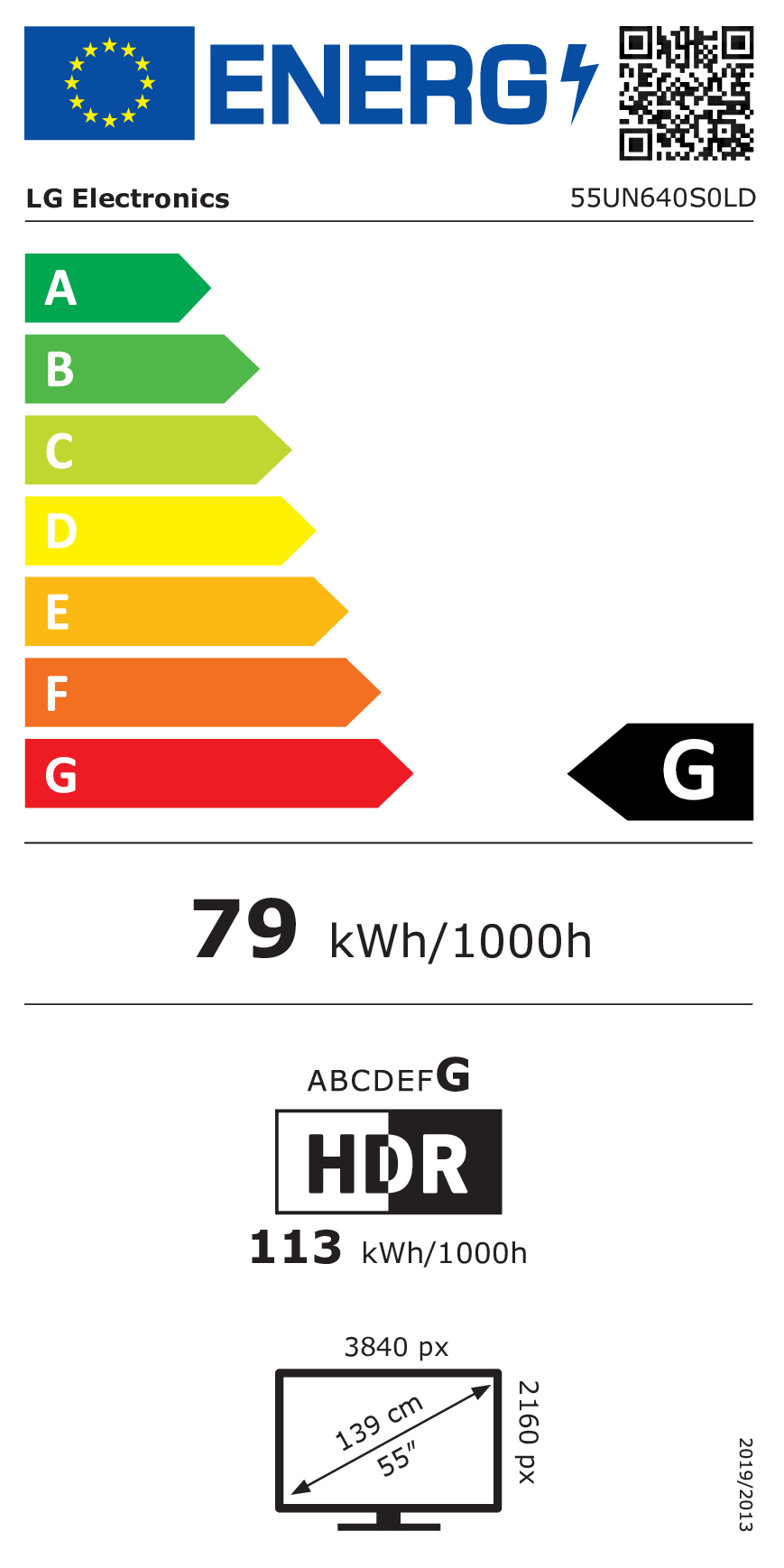LG 55UN640S Digitale signage flatscreen 139,7 cm (55") LCD Wifi 400 cd/m² 4K Ultra HD Blauw WebOS - Afbeelding 11