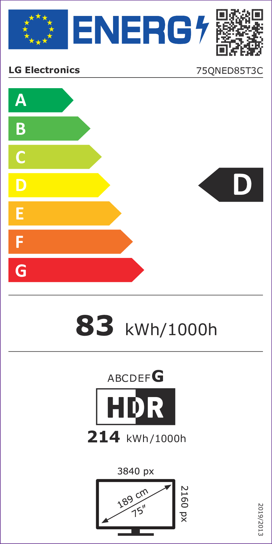 LG QNED 75QNED85T3C tv 190,5 cm (75") 4K Ultra HD Smart TV Wifi Zwart - Afbeelding 6