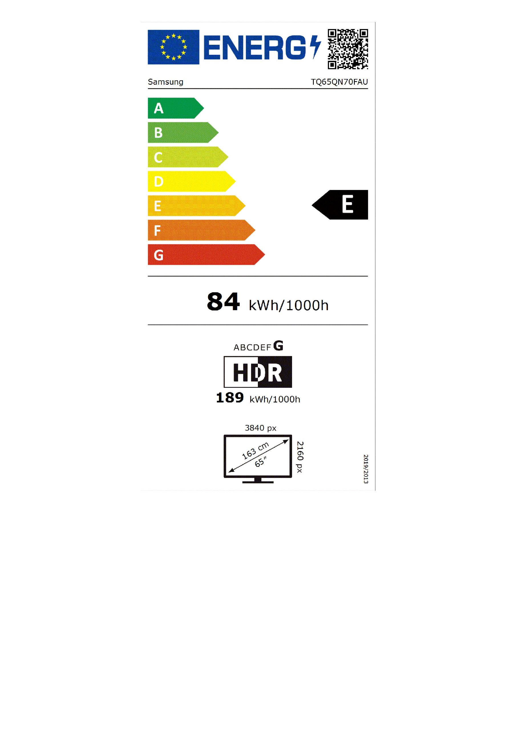 Samsung TQ65QN70FAU 165,1 cm (65") 4K Ultra HD Smart TV Wifi Zwart - Afbeelding 9