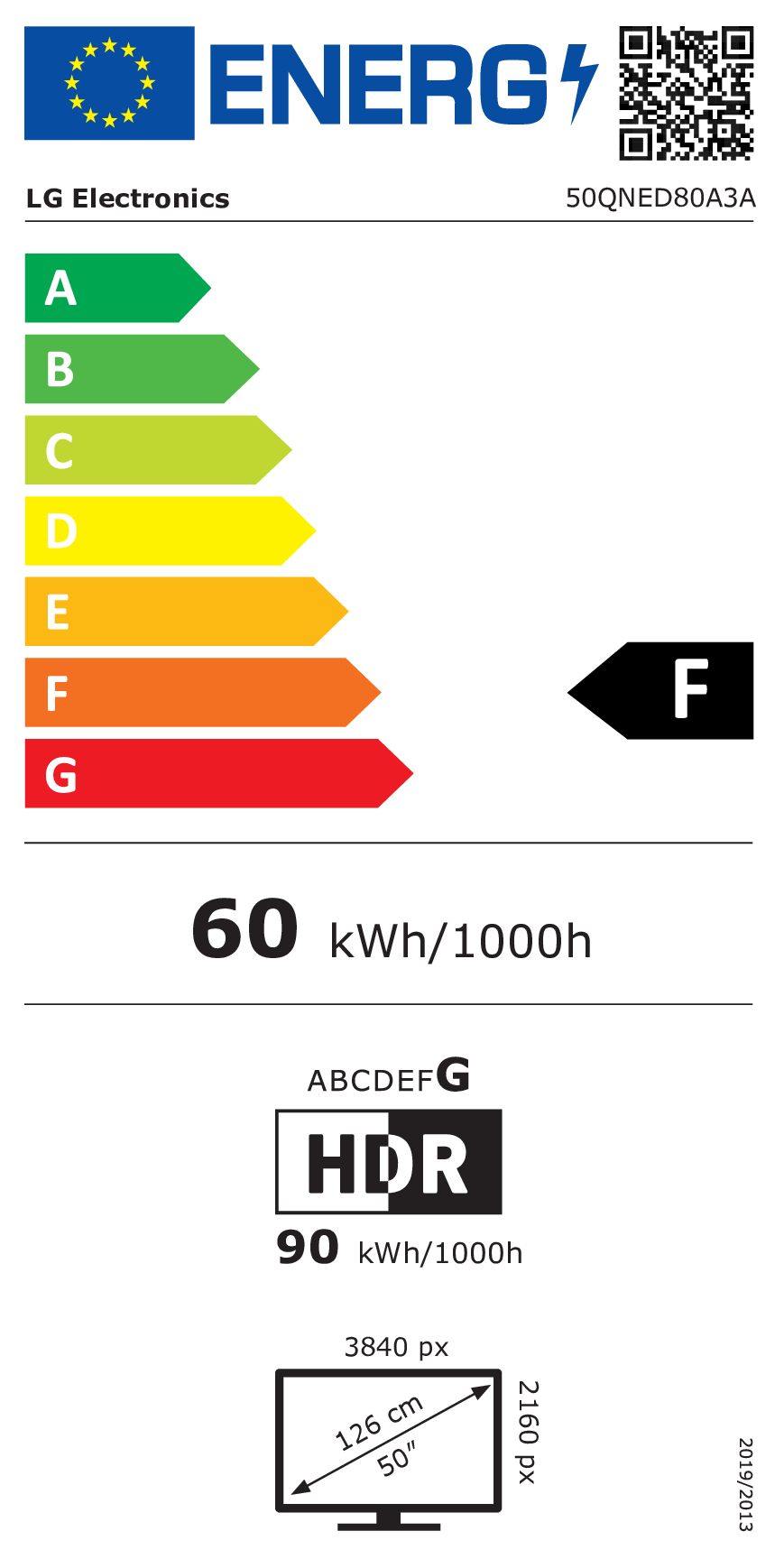 LG QNED 50QNED80A3A tv 127 cm (50") 4K Ultra HD Smart TV Wifi Zwart - Afbeelding 8