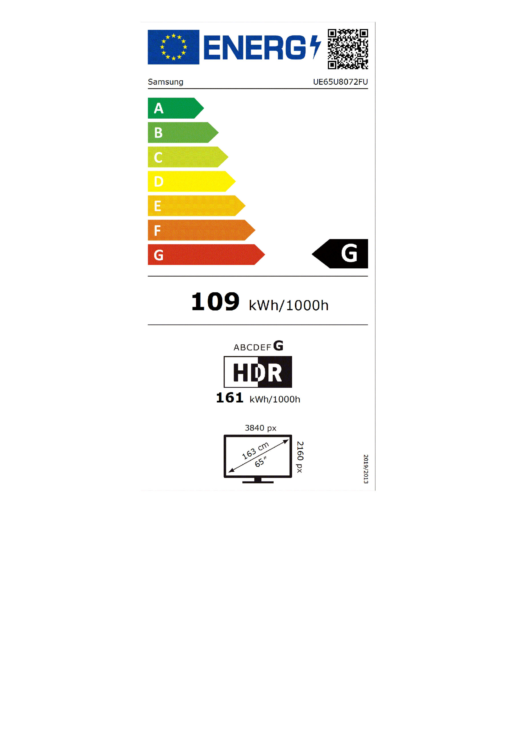Samsung UE565U8072FUXXH 165,1 cm (65") 4K Ultra HD Smart TV Wifi Zwart - Afbeelding 8