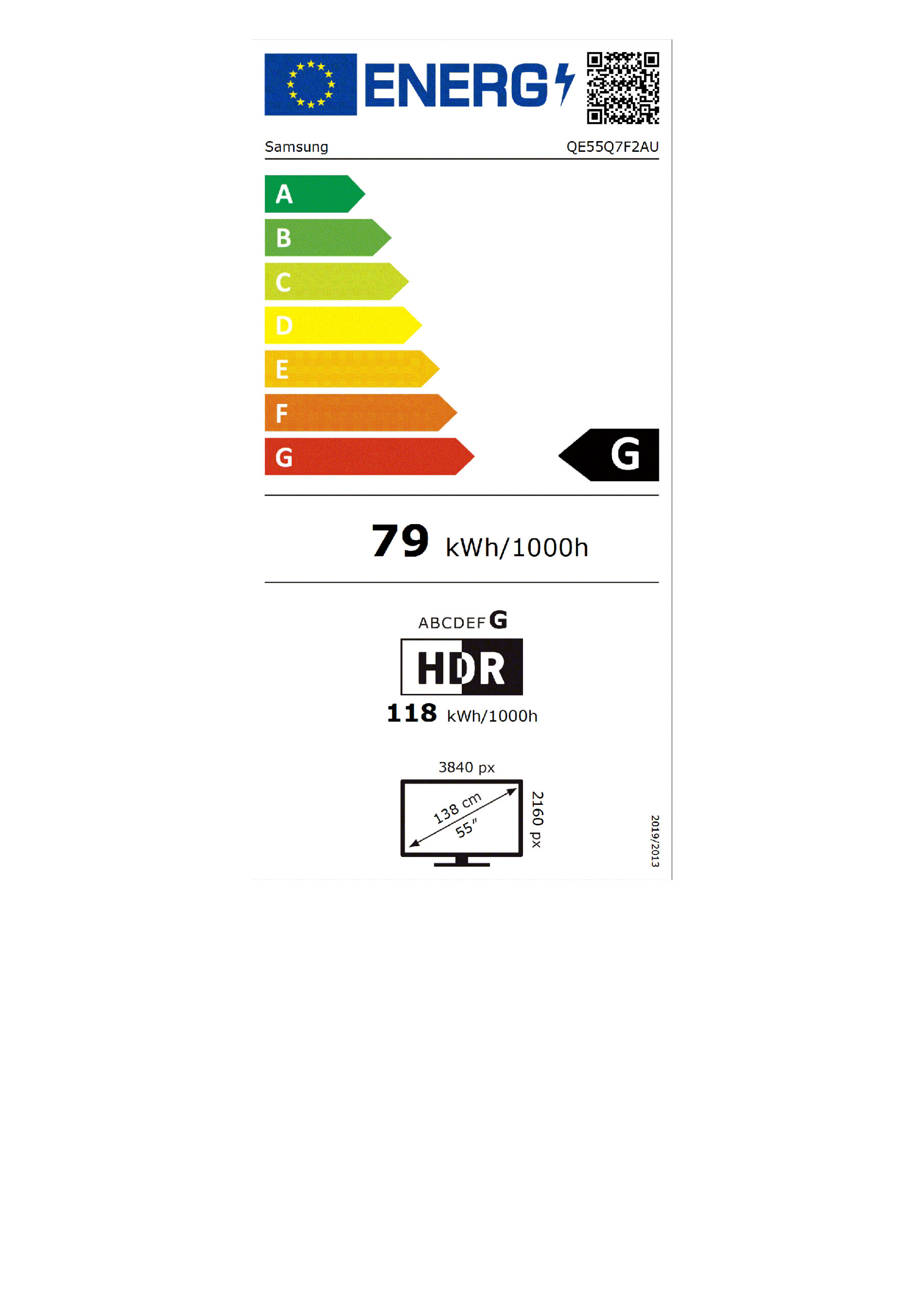 Samsung Q7F QE55Q7F 139,7 cm (55") 4K Ultra HD Smart TV Wifi Zwart - Afbeelding 10