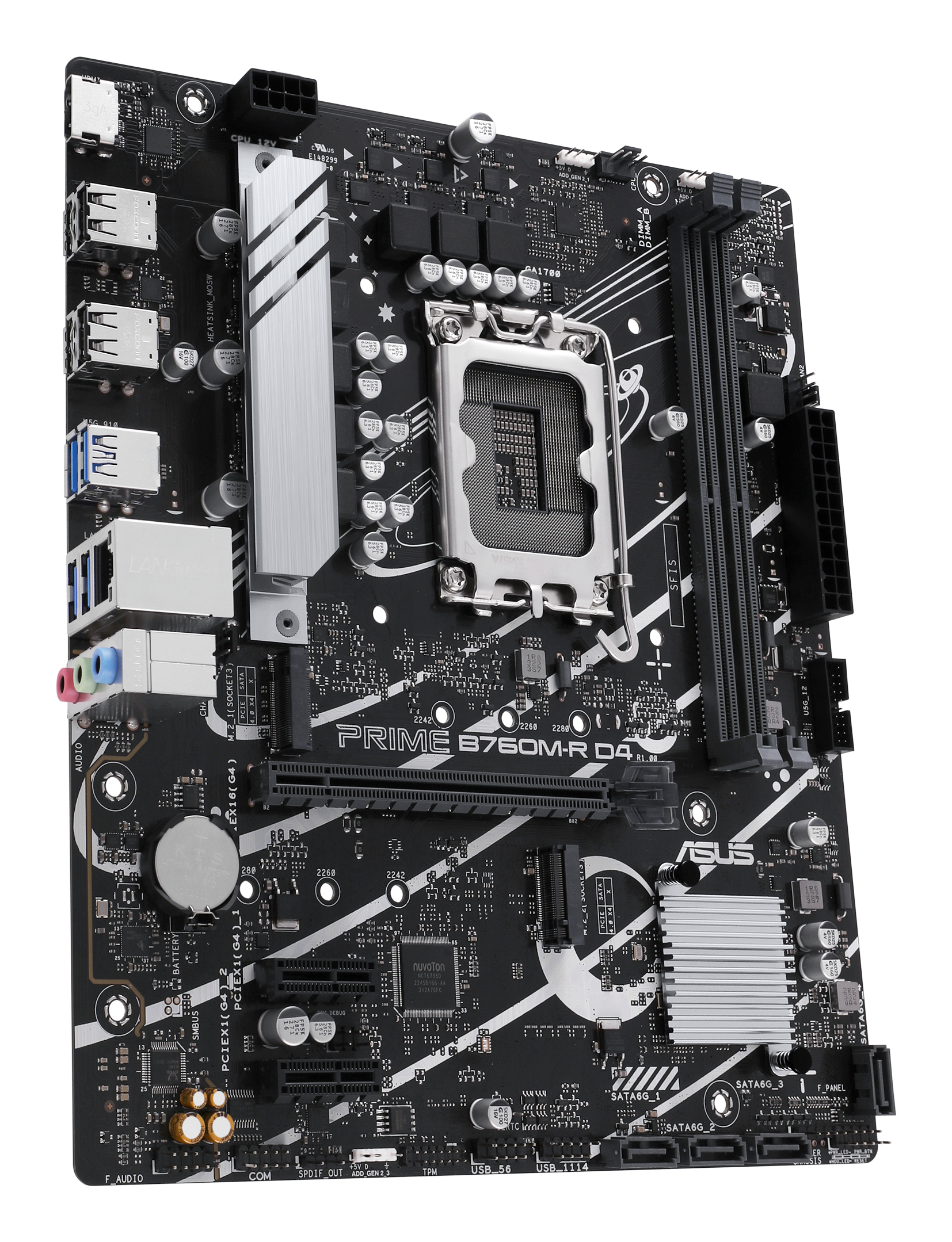 ASUS PRIME B760M-R D4 Intel B760 LGA 1700 micro ATX - Afbeelding 4