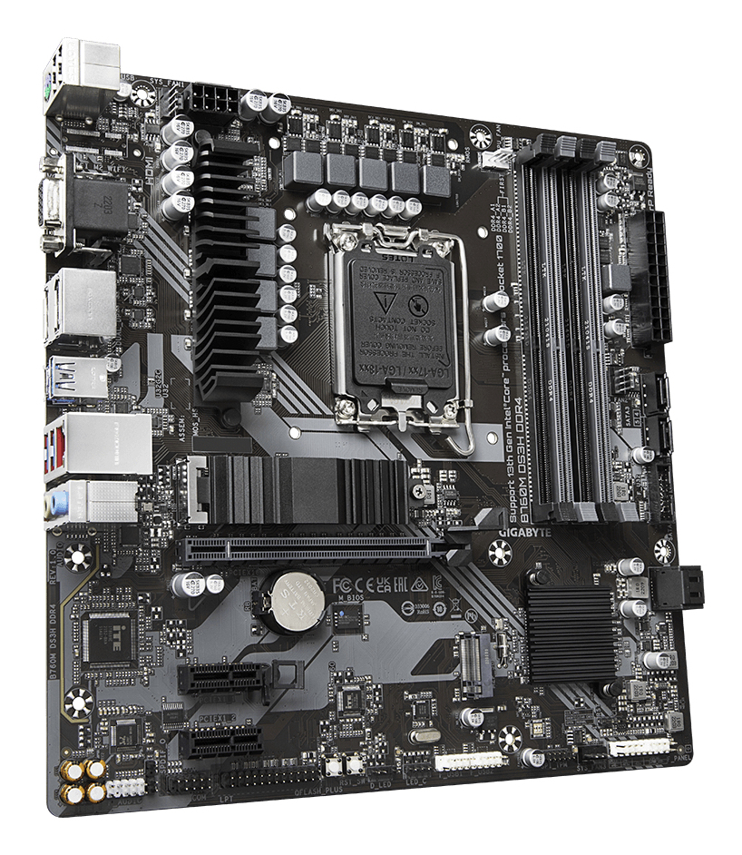 GIGABYTE B760M DS3H DDR4 moederbord Intel B760 Express LGA 1700 micro ATX - Afbeelding 4