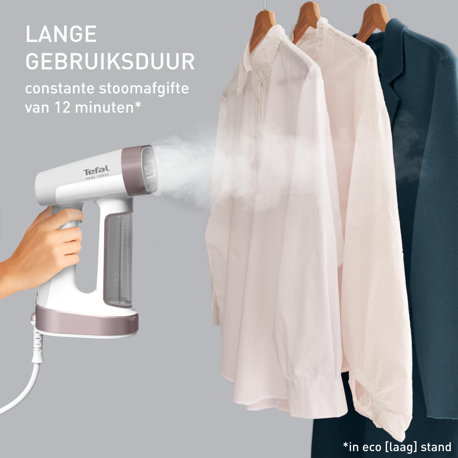 Tefal Pure Force 3-in-1 kledingstomer DT8765E0 - Afbeelding 3