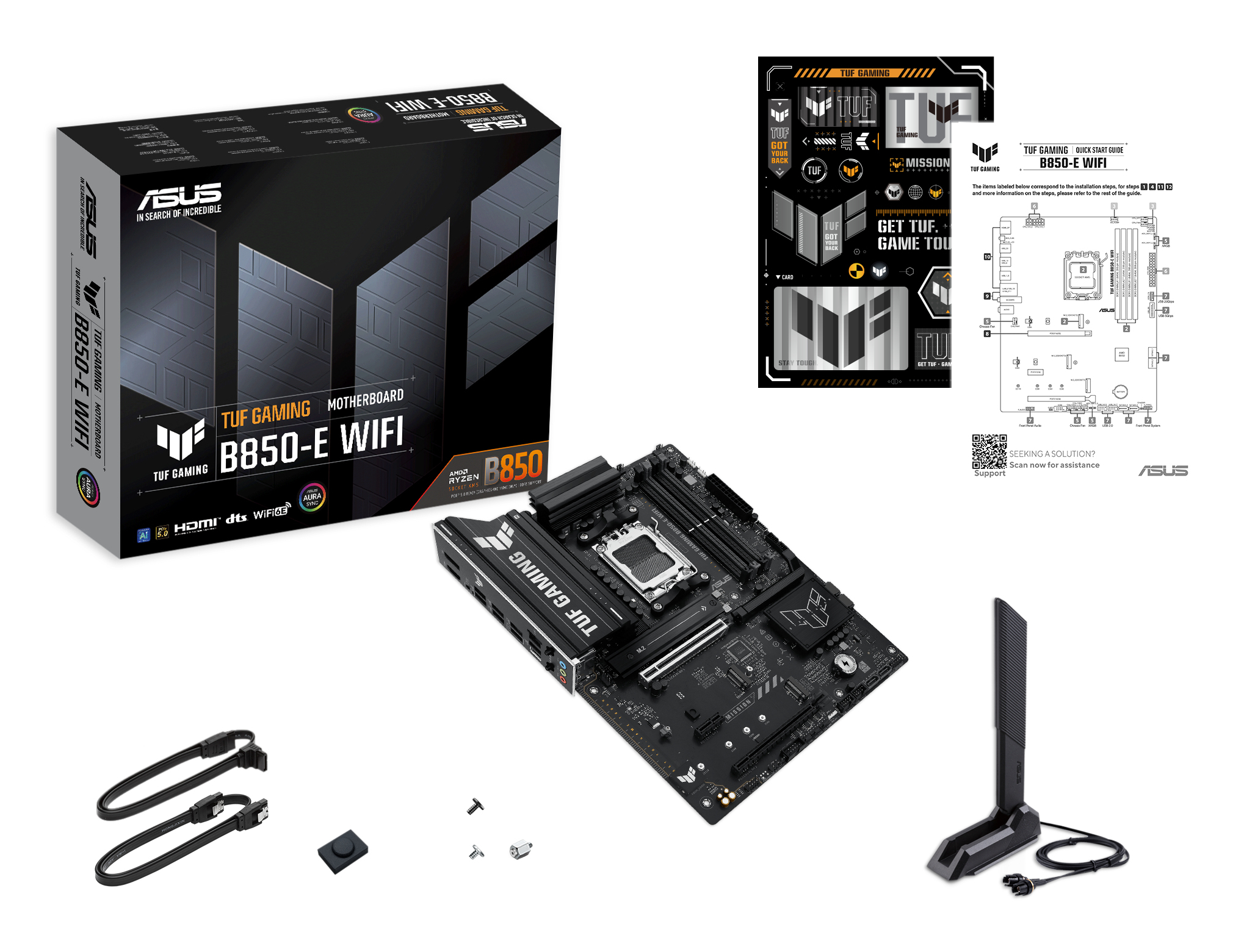 ASUS TUF GAMING B850-E WIFI AMD B850 Socket AM5 ATX - Afbeelding 4