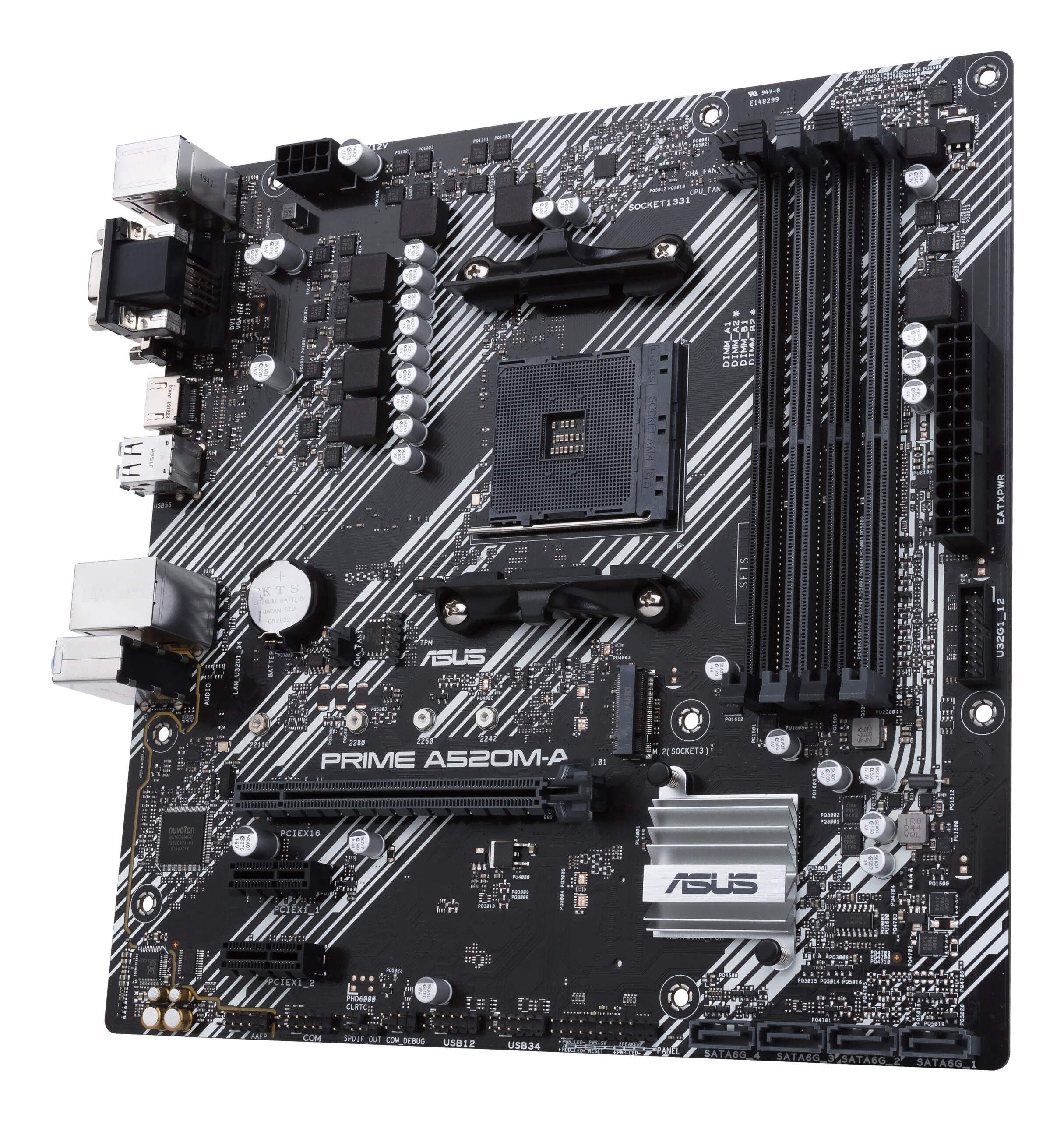 ASUS PRIME A520M-A II/CSM AMD A520 Socket AM4 micro ATX - Afbeelding 6