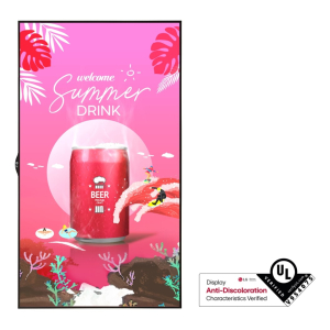 LG 55XS4P-B Digital signage flat panel 139.7 cm (55") Wi-Fi 4000 cd/m2 Full HD Black WebOS 24/7