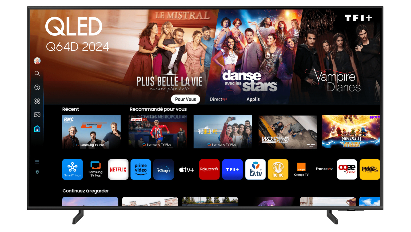 Samsung TQ65Q64DAU 165,1 cm (65") 4K Ultra HD Smart TV Wifi Grijs
