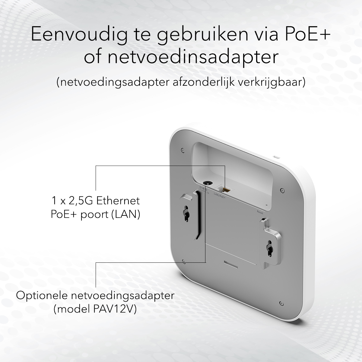 NETGEAR Insight Cloud Managed WiFi 6 AX1800 Dual Band Access Point (WAX610) - Afbeelding 3