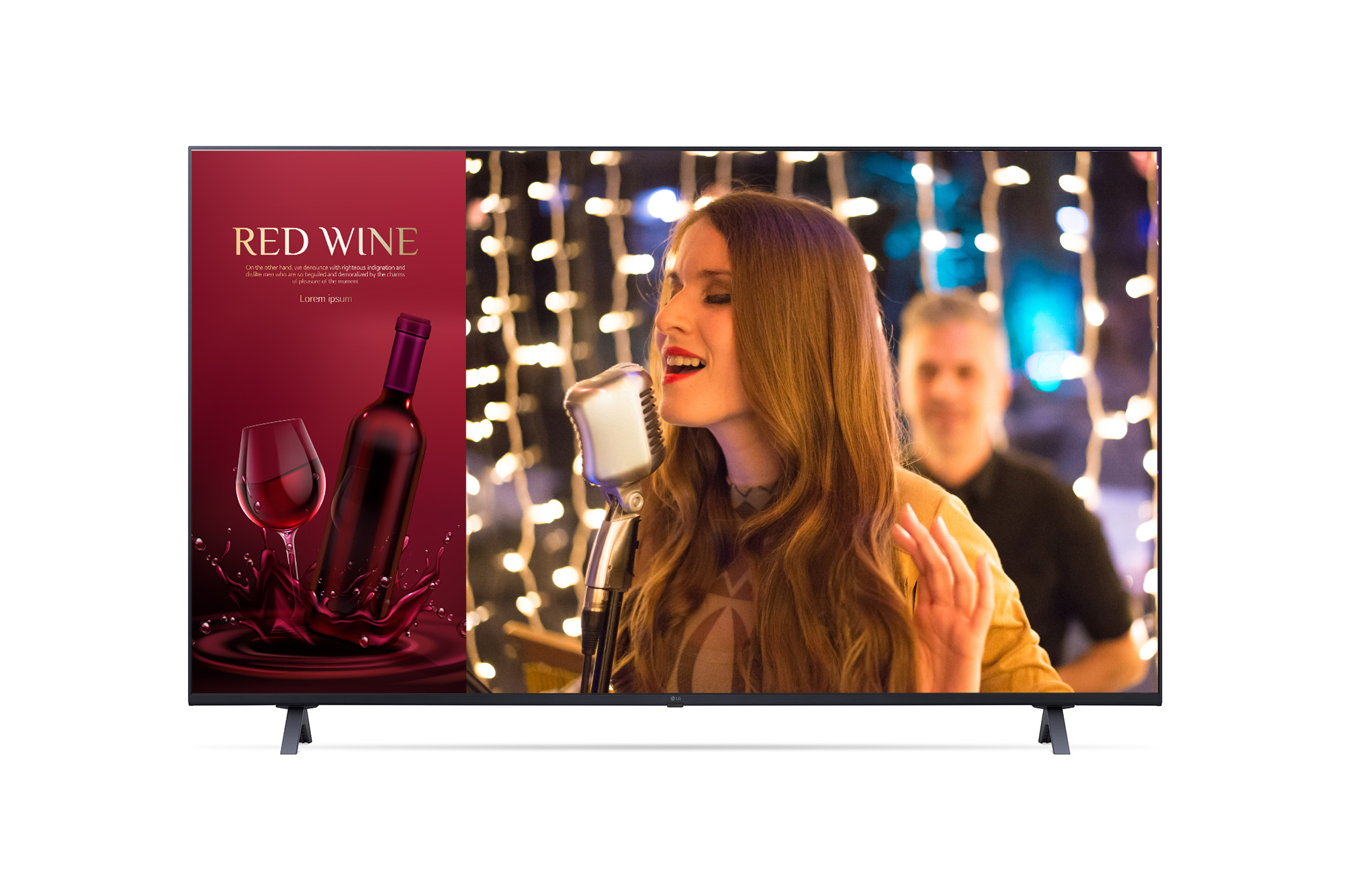 LG 55UN640S Digitale signage flatscreen 139,7 cm (55") LCD Wifi 400 cd/m² 4K Ultra HD Blauw WebOS
