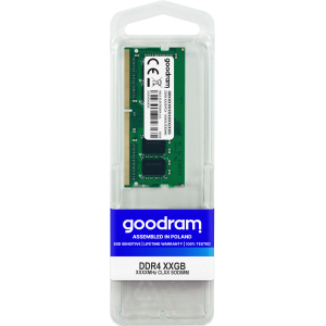 Goodram GR3200S464L22S/8G geheugenmodule 8 GB 1 x 8 GB DDR4 260-pin SO-DIMM
