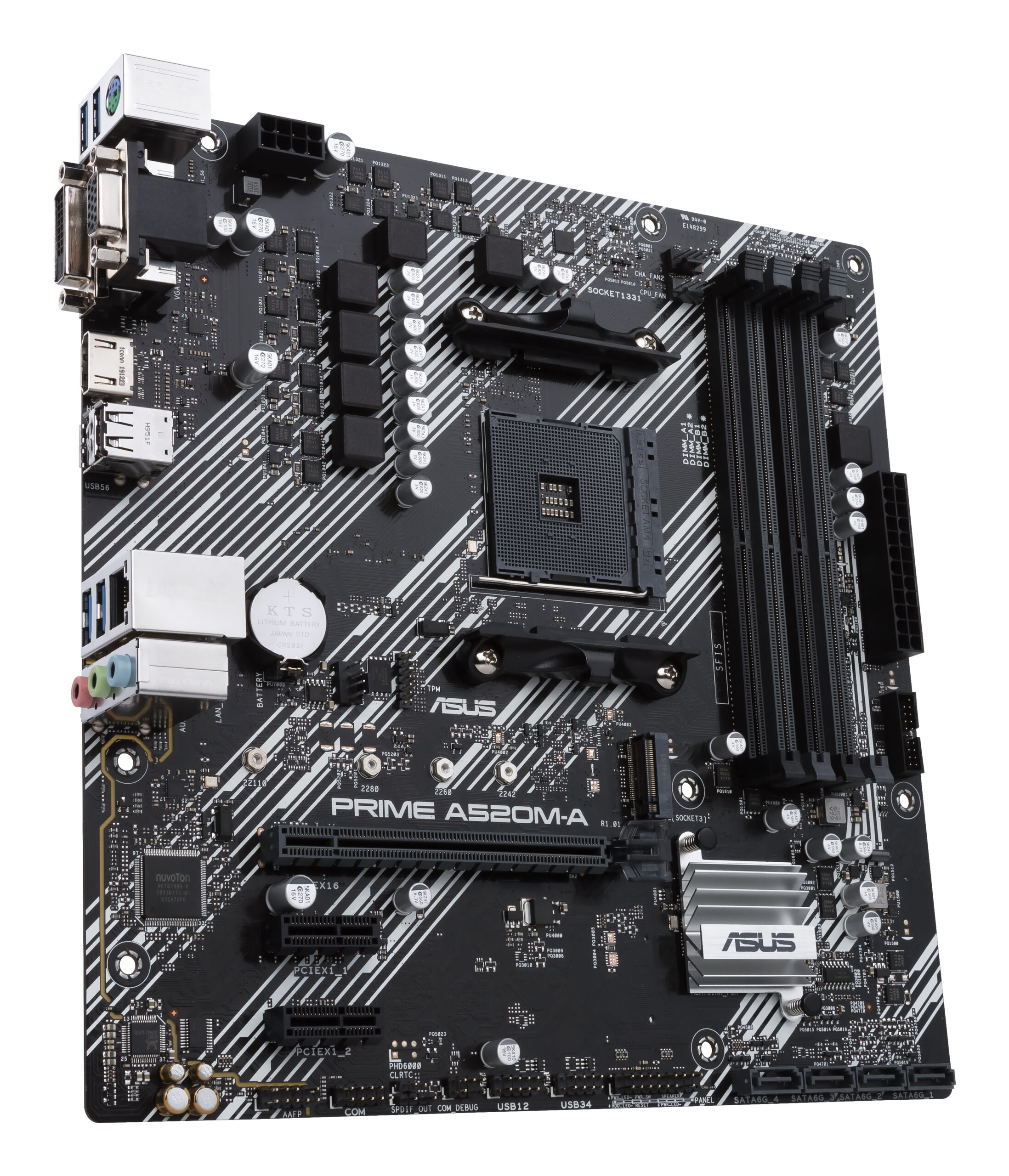 ASUS PRIME A520M-A II/CSM AMD A520 Socket AM4 micro ATX - Afbeelding 5