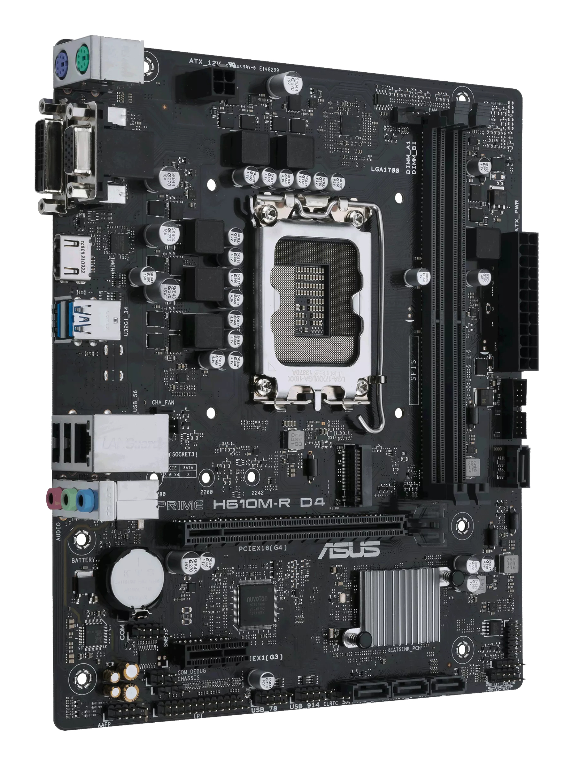 ASUS PRIME H610M-R D4 Intel H610 LGA 1700 micro ATX - Afbeelding 2