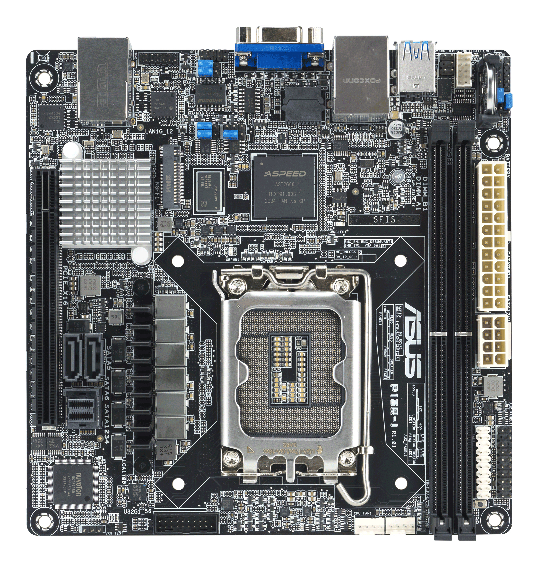 ASUS P13R-I Intel C262 LGA 1700 mini ITX - Afbeelding 3