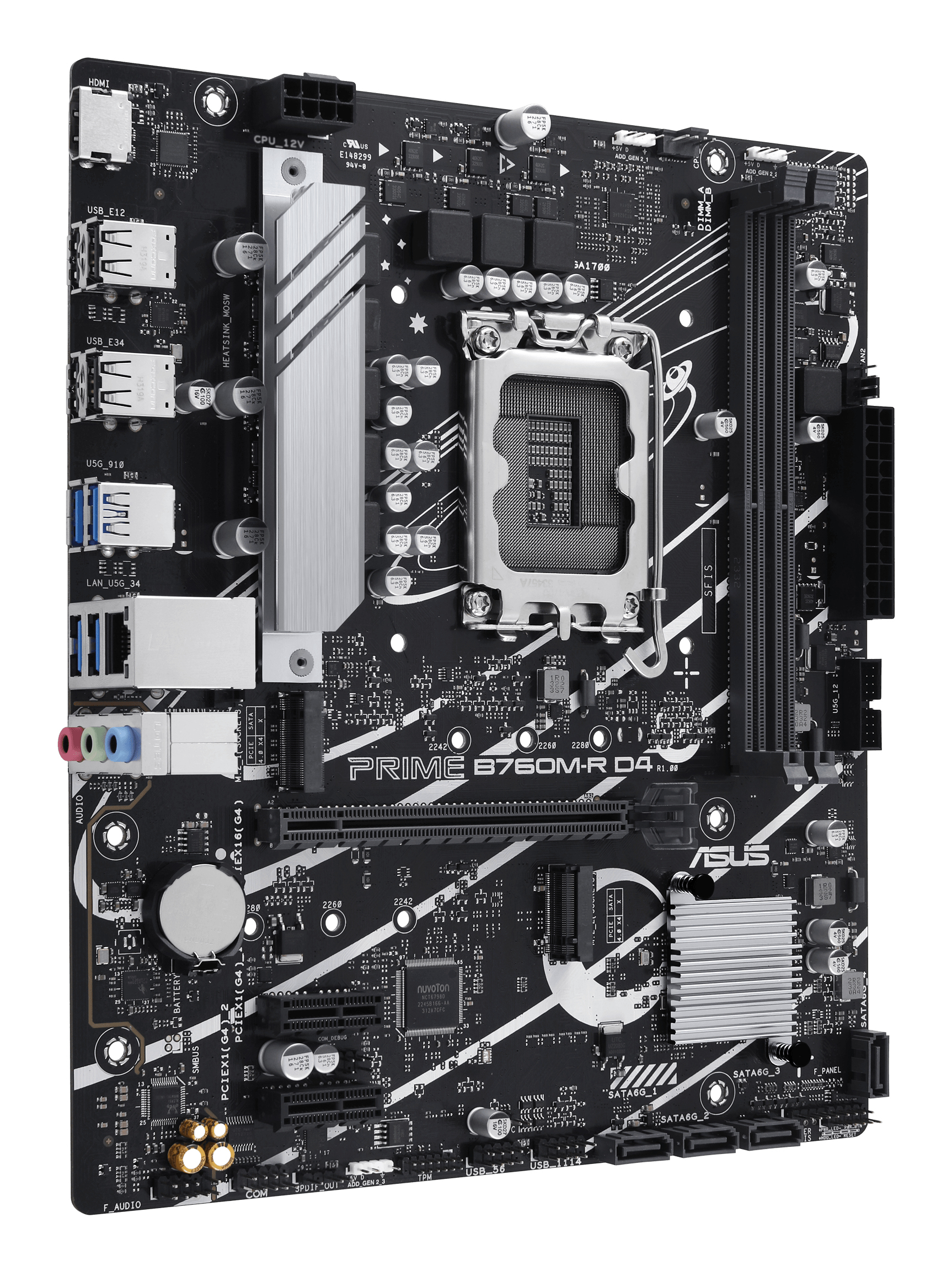 ASUS PRIME B760M-R D4 Intel B760 LGA 1700 micro ATX - Afbeelding 3