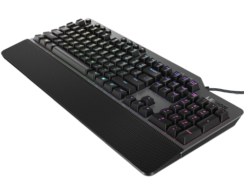 Lenovo Legion K500 toetsenbord Gamen USB QWERTY Amerikaans Engels Zwart, Grijs - Afbeelding 5