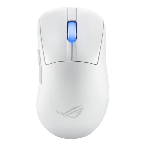 ASUS ROG Keris II Ace Wireless AimPoint White muis Gamen Rechtshandig RF Wireless + Bluetooth + USB Type-A Optisch 42000 DPI