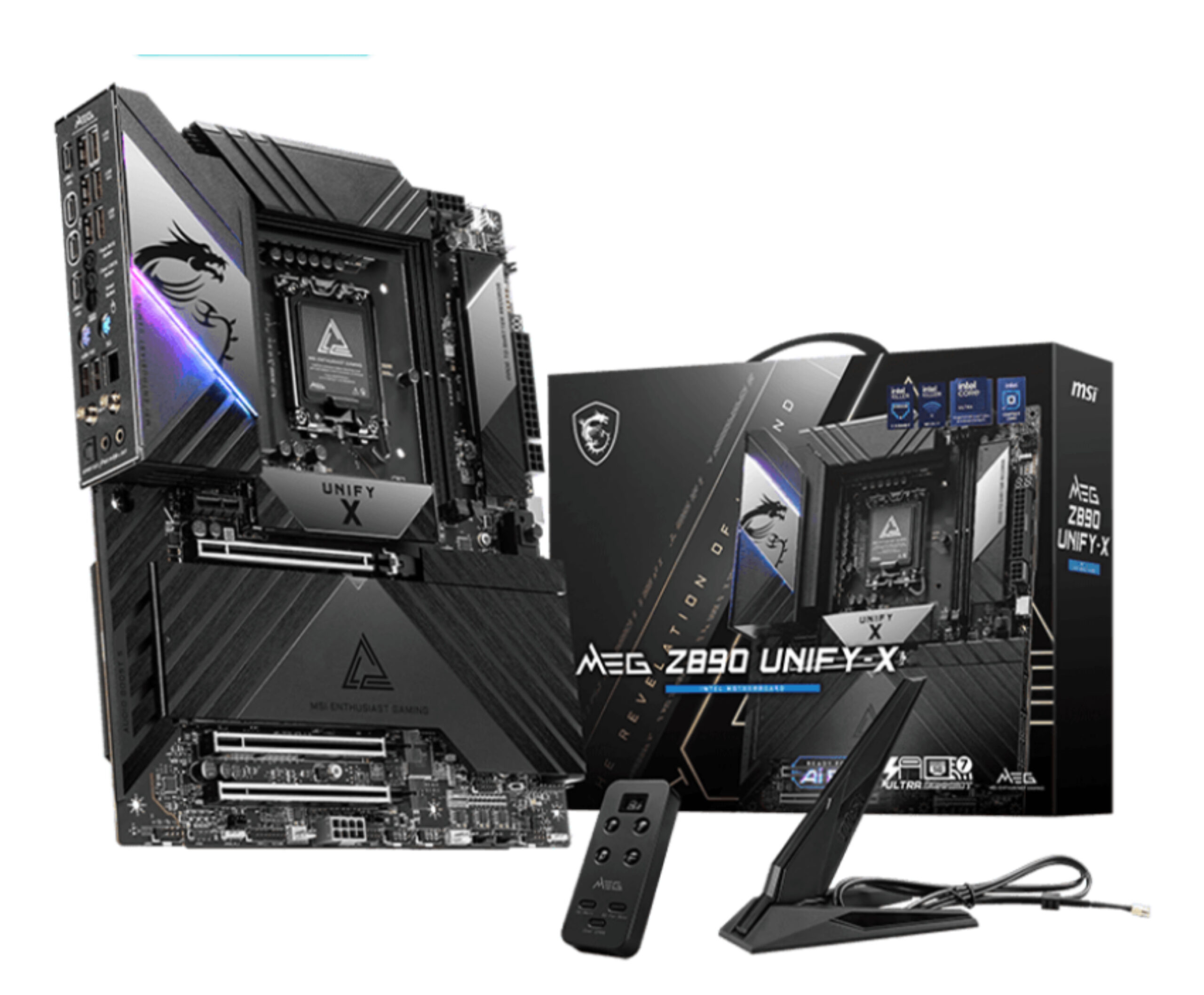 MSI MEG Z890 UNIFY-X moederbord Intel Z890 LGA 1851 (Socket V1) ATX afbeelding