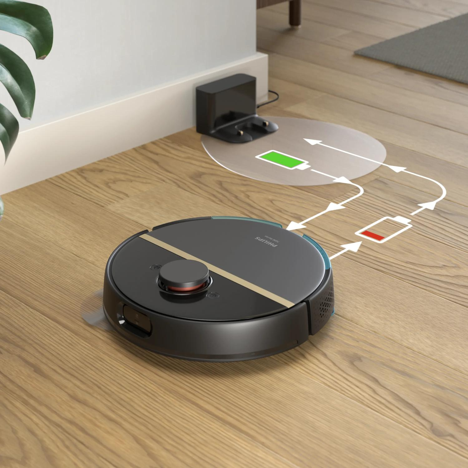 Philips 7000 series HomeRun Aqua XU7000/01 Robotstofzuiger met dweilfunctie - Afbeelding 3