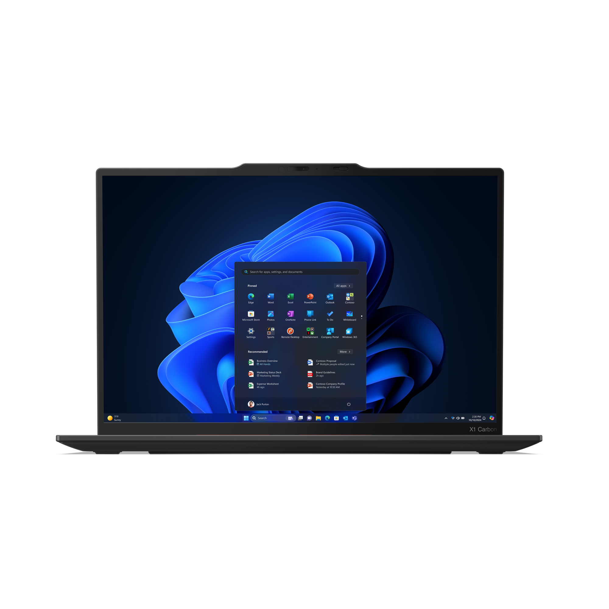 Lenovo ThinkPad X1 Carbon Gen 13 Aura Edition Intel Core Ultra 7 255U Laptop 35,6 cm (14") Touchscreen WUXGA 32 GB LPDDR5x-SDRAM 1 TB SSD Wi-Fi 6E (802.11ax) Windows 11 Pro Amerikaans Engels Zwart - Afbeelding 2