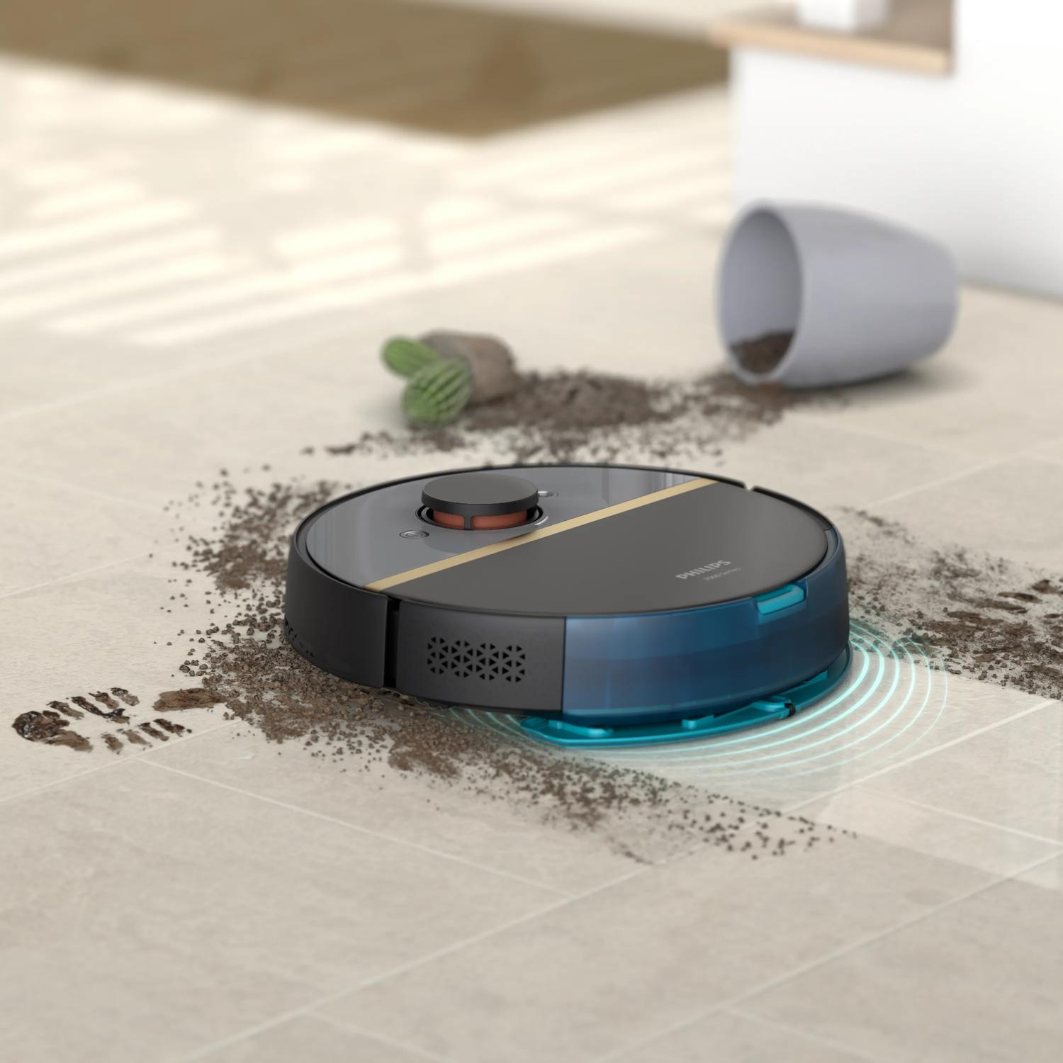 Philips 7000 series HomeRun Aqua XU7000/01 Robotstofzuiger met dweilfunctie - Afbeelding 5