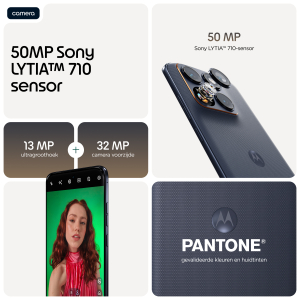 Motorola edge 70 fusion 17,2 cm (6.78") Dual SIM Android 16.0 5G USB Type-C 12 GB 256 GB 7000 mAh Zwart
