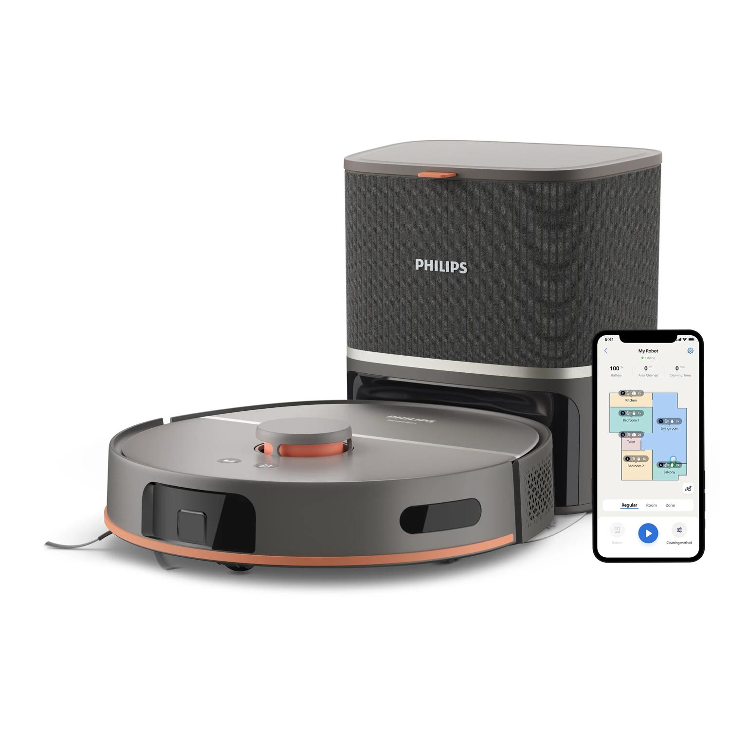 Philips Zuig- en dweilrobot HomeRun 5000-serie