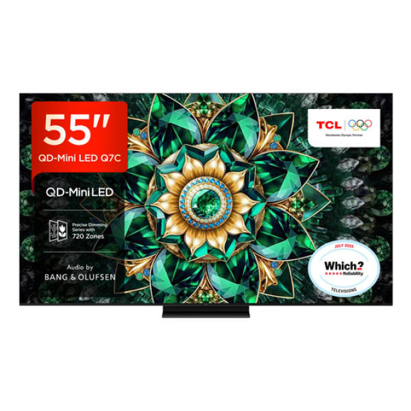 TCL 55Q7C Smart TV 55inch 4K QD-Mini LED 144Hz