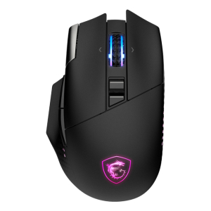 MSI S12-4301370-CLA muis Gamen Rechtshandig RF Wireless + Bluetooth + USB Type-A Optisch 26000 DPI